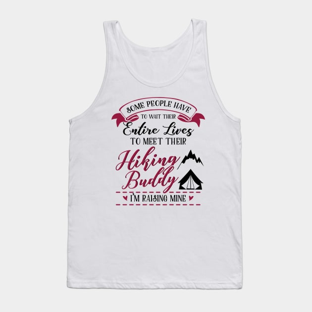 Hiking Mom and Baby Matching T-shirts Gift Tank Top by KsuAnn